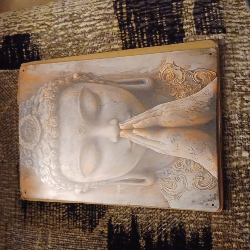 4/$40 New Buddha Metallic Wall Art Decor